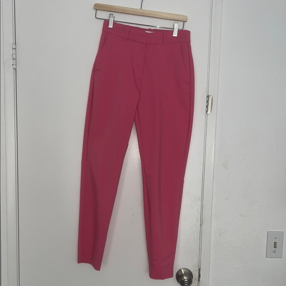H&M Pink Slim Fit Trousers